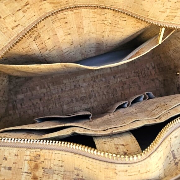 DAGNE DOVER - Limited Edition Tan Cork “Legend” Tote - Picture 7 of 13